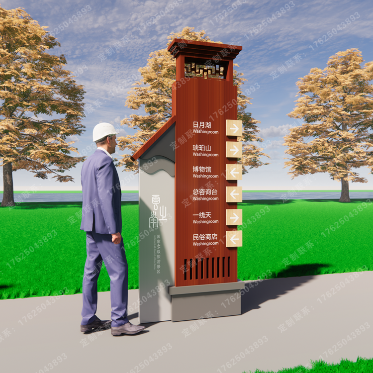 景區指示牌