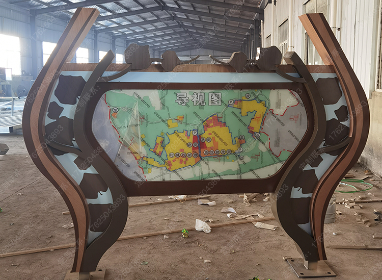 海南不銹鋼景區導視牌